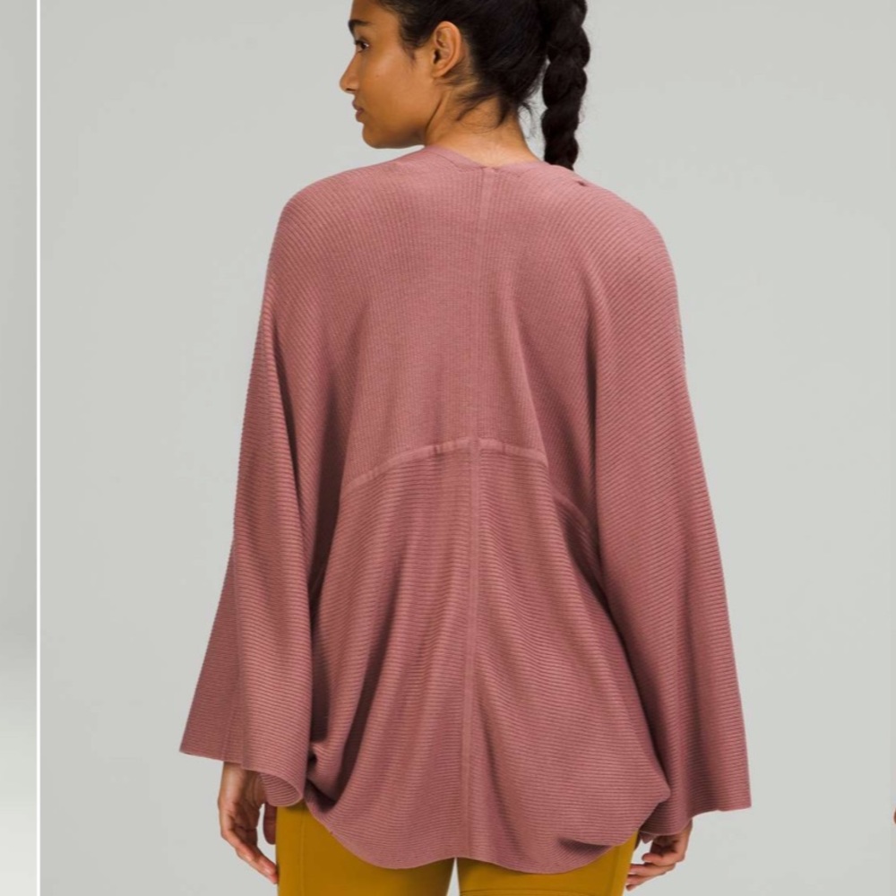 Lululemon Cashlu Knit Textured Wrap Spiced Chia XS/S